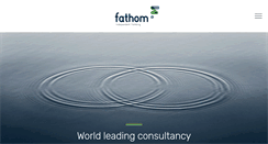 Desktop Screenshot of fathom-consulting.com